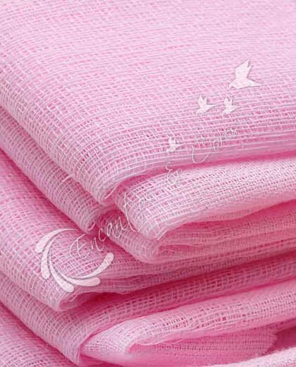 FRALDA LUXO CREMER PINTE E BORDE ROSA